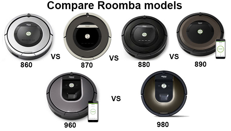 Compare Roomba Models Chart