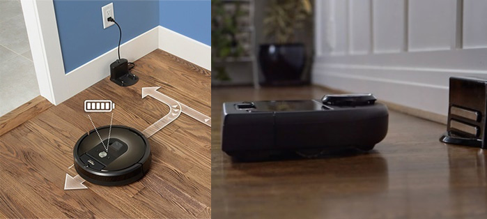 Charge and Resume neato vs roomba