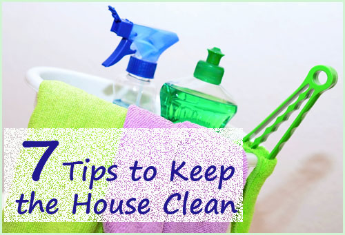 Important tips to keep the house clean