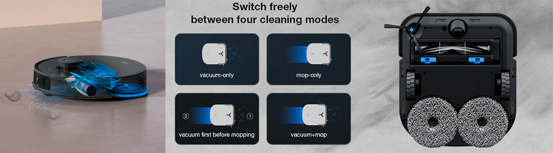 Deebot T30 vs X2 Cleaning orientation