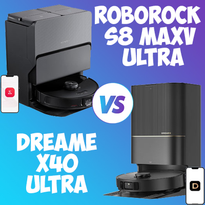 Roborock S8 MaxV Ultra vs Dreame X40 Ultra