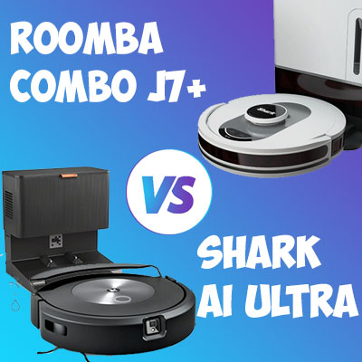 Shark AI Ultra vs Roomba Combo j7 plus